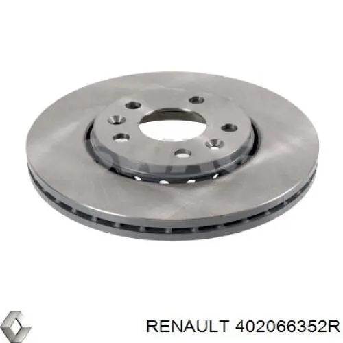 Tarcza hamulcowa przednia Renault (RVI) 402066352R cena, od 71,34 USD