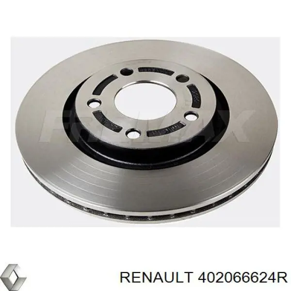 Do koszyka 402066624R Renault (RVI) Tarcza hamulcowa przednia
