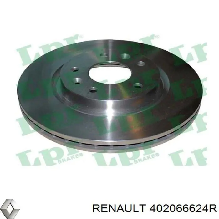 Tarcza hamulcowa przednia Renault (RVI) 402066624R cena, od 59,46 USD