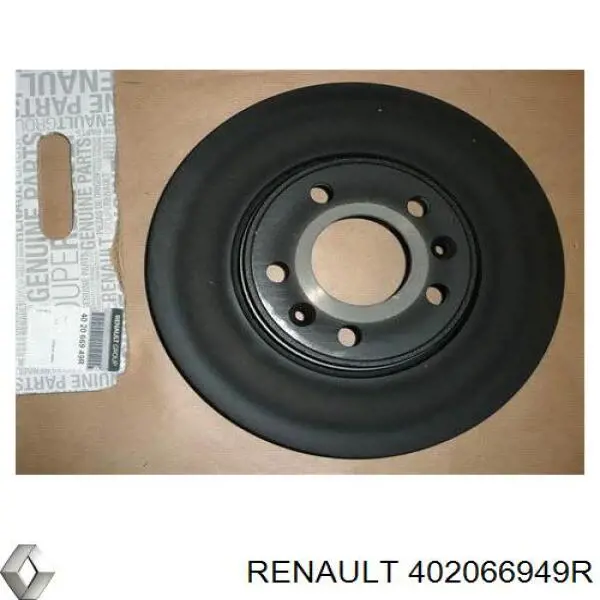 402066949R Renault (RVI) Tarcza hamulcowa przednia