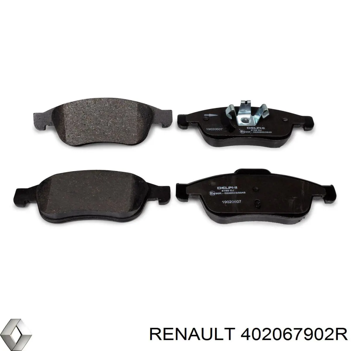 Do koszyka 402067902R Renault (RVI) Tarcza hamulcowa przednia