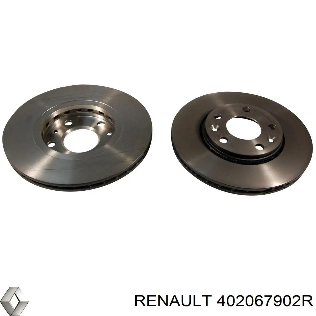 Tarcza hamulcowa przednia 402067902R Renault (RVI)