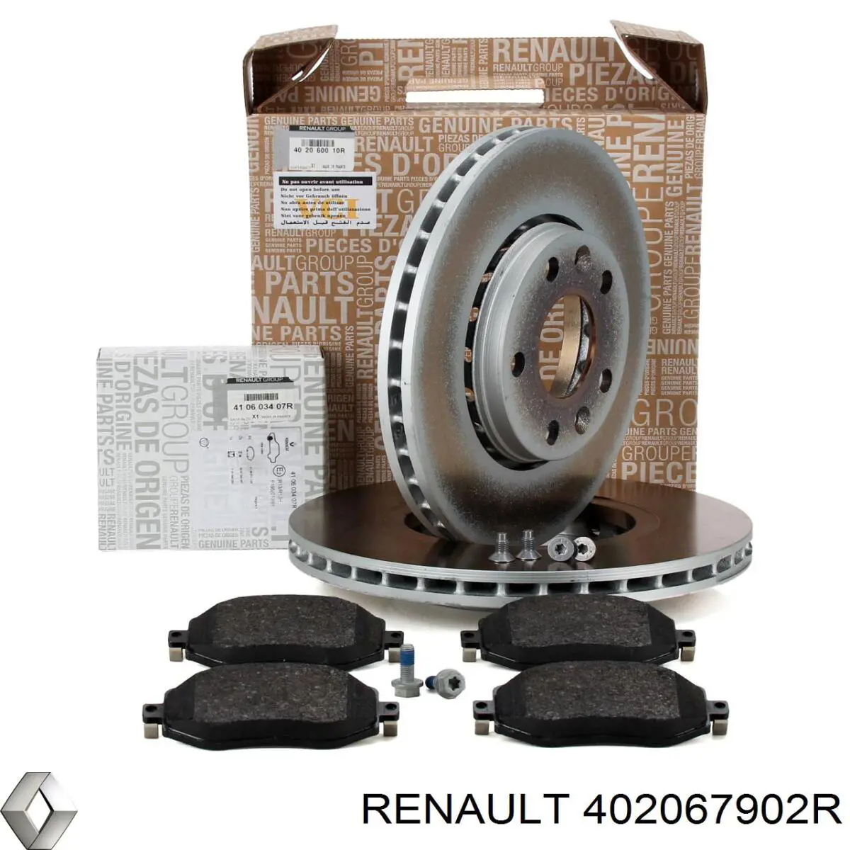 Tarcza hamulcowa przednia Renault (RVI) 402067902R cena, od 99,07 USD