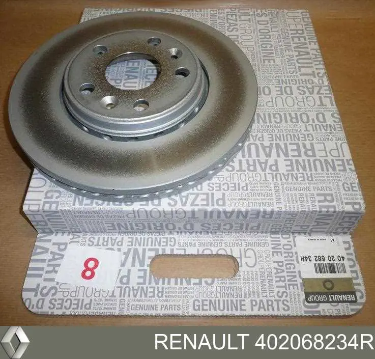 402068234R Renault (RVI) Tarcza hamulcowa przednia
