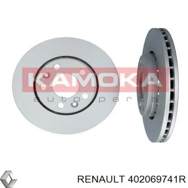 Tarcza hamulcowa przednia Renault (RVI) 402069741R cena, od 48,72 USD