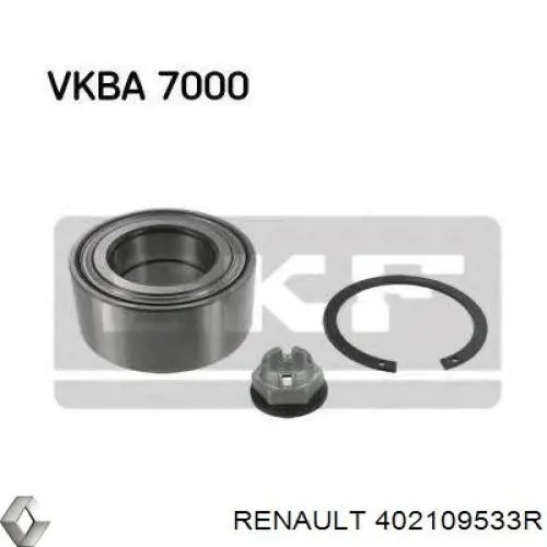 402109533R Renault (RVI) Lożysko piasty tylnej