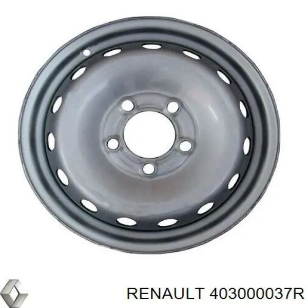 Felgi stalowe (kute) Renault (RVI) 403000037R cena, od 120,88 USD