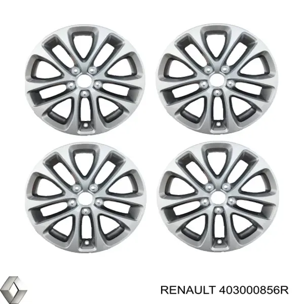 403000856R Renault (RVI) Felgi kół odlewane (lekkostopowe, tytanowe)