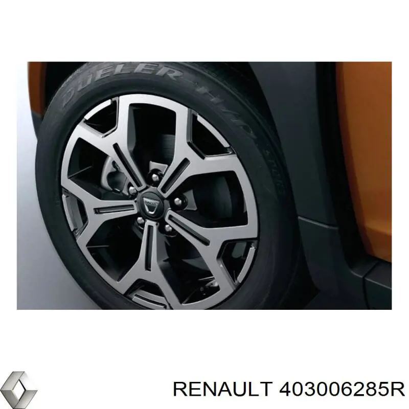 403006285R Renault (RVI) Felgi kół odlewane (lekkostopowe, tytanowe)