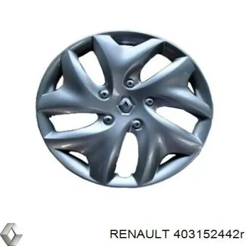 Kołpak do obręczy koła Renault Scenic GRAND III minivan (JZ0, JZ1) (2009 - 2016) cena, od 115,77 USD