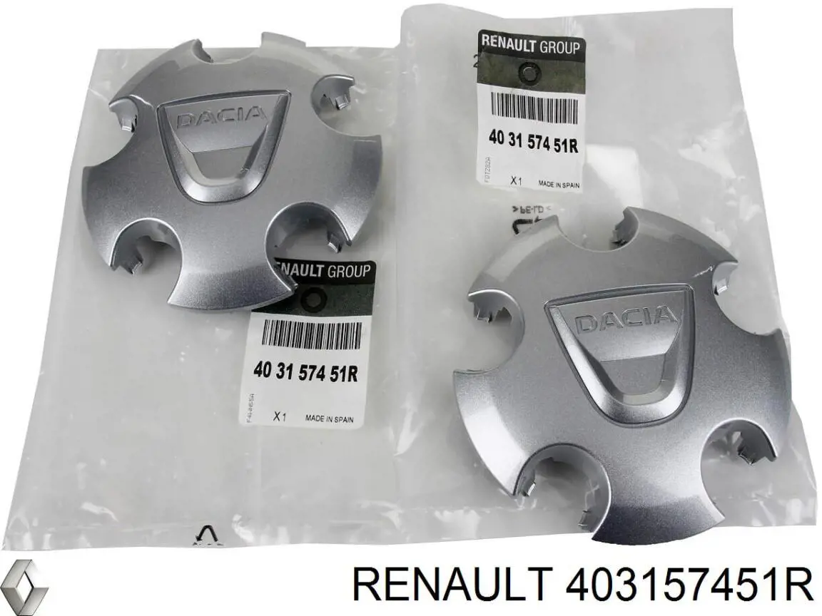 Kołpak do obręczy koła Renault (RVI) 403157451R cena, od 27,49 USD