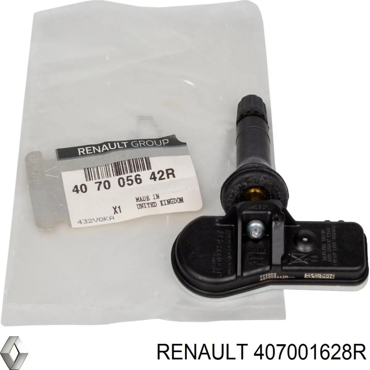 Czujnik ciśnienia w oponach Renault (RVI) 407001628R cena, od 36,97 USD