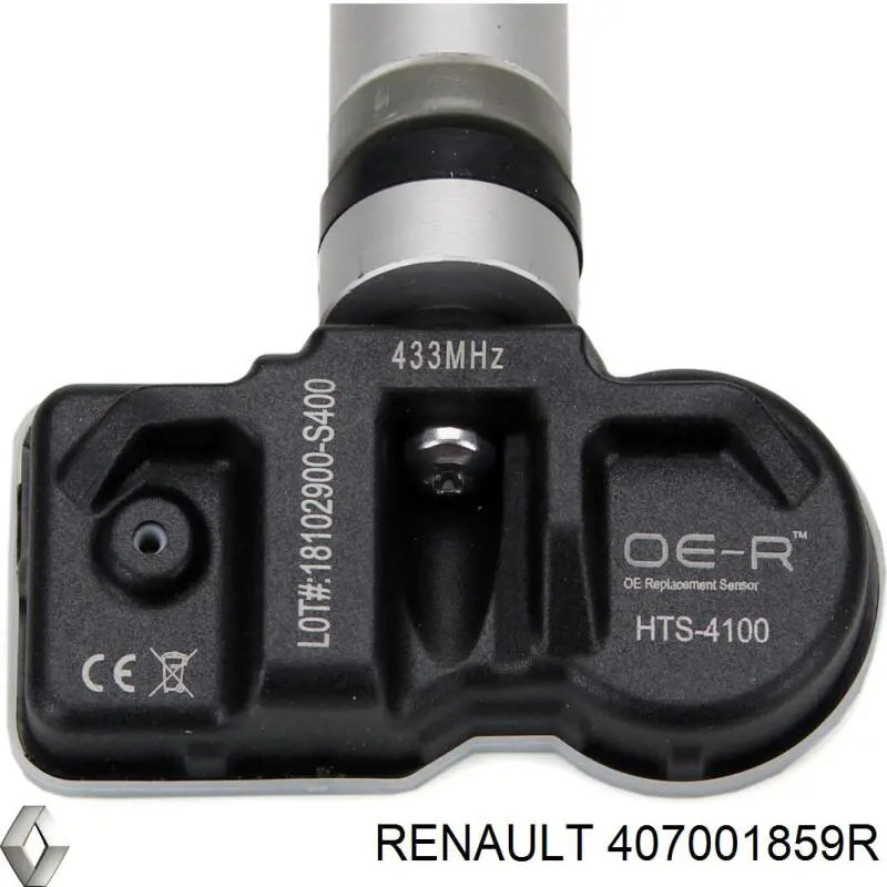 Czujnik ciśnienia w oponach Renault (RVI) 407001859R cena, od 14,74 USD