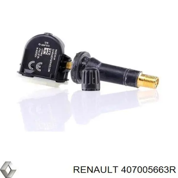 Do koszyka 407005663R Renault (RVI) Czujnik ciśnienia w oponach