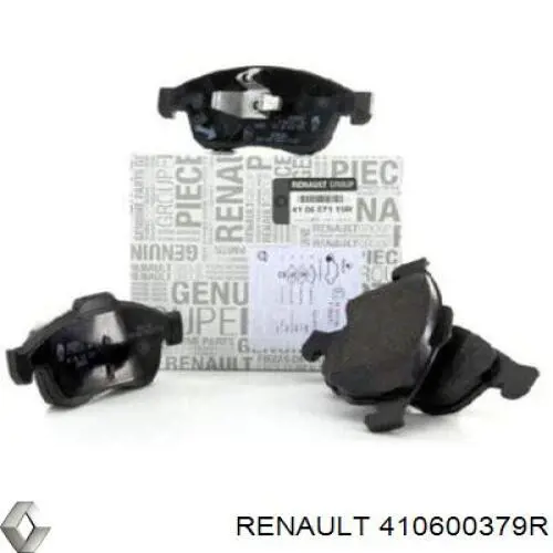 410600379R Renault (RVI) Klocki hamulcowe przednie tarczowe
