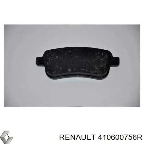 410600756R Renault (RVI) Klocki hamulcowe przednie tarczowe