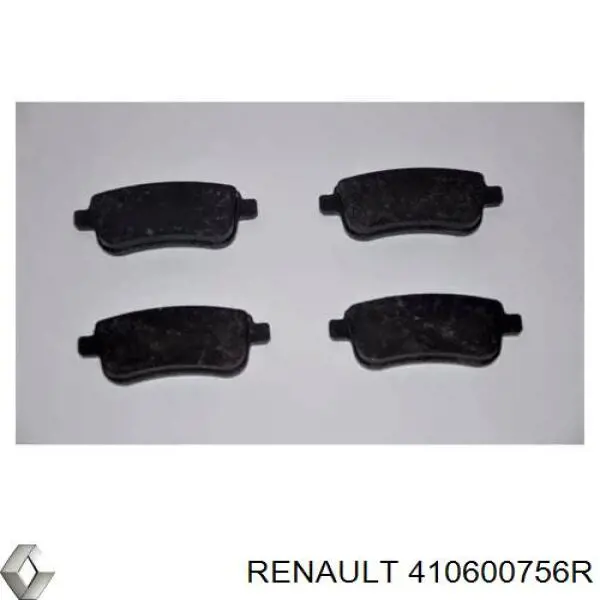 Klocki hamulcowe przednie tarczowe Renault (RVI) 410600756R cena, od 34,09 USD