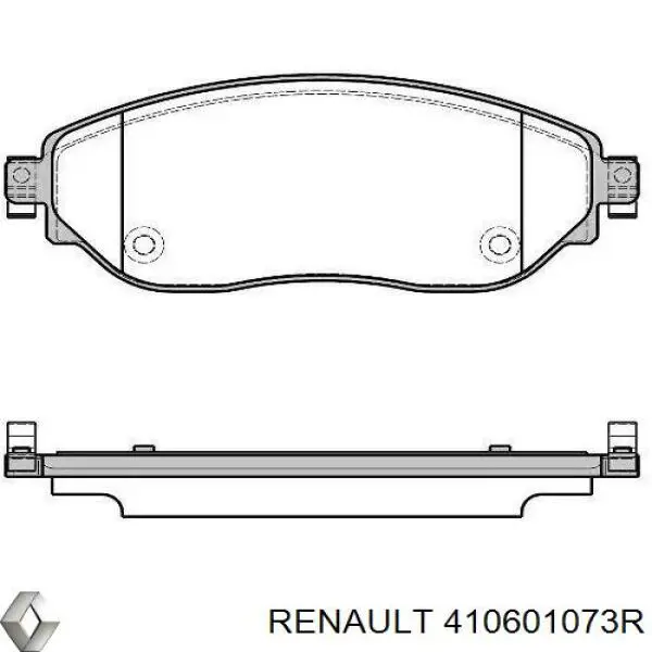 410601073R Renault (RVI) Klocki hamulcowe przednie tarczowe