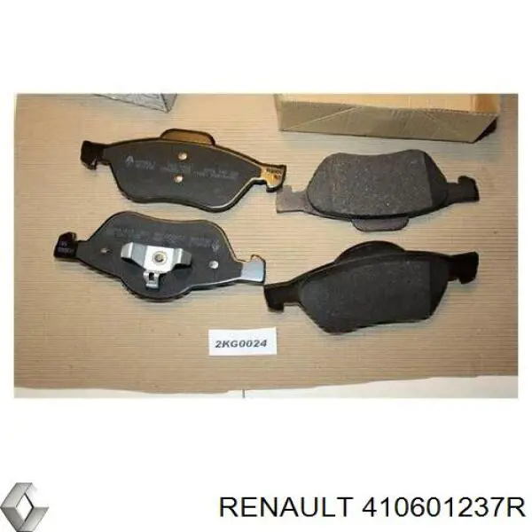 410601237R Renault (RVI) Klocki hamulcowe przednie tarczowe