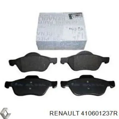 Do koszyka 410601237R Renault (RVI) Klocki hamulcowe przednie tarczowe