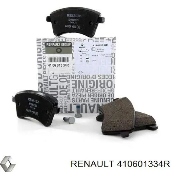 410601334R Renault (RVI) Klocki hamulcowe przednie tarczowe