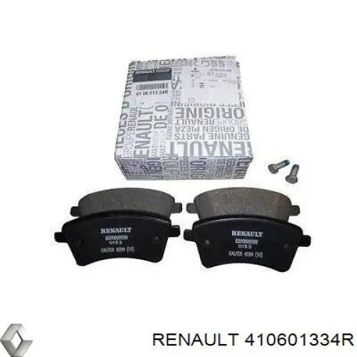 Klocki hamulcowe przednie tarczowe Renault (RVI) 410601334R cena, od 25,78 USD