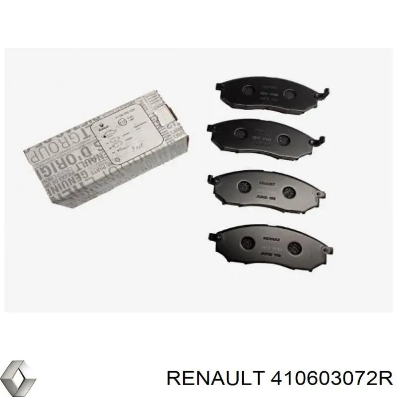 Klocki hamulcowe przednie tarczowe Renault (RVI) 410603072R cena, od 17,71 USD