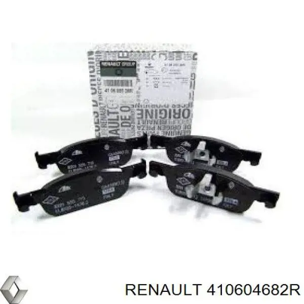 Klocki hamulcowe przednie tarczowe Renault (RVI) 410604682R cena, od 29,66 USD