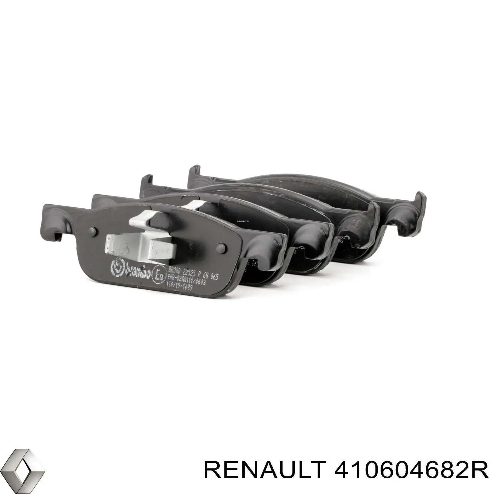 Do koszyka 410604682R Renault (RVI) Klocki hamulcowe przednie tarczowe