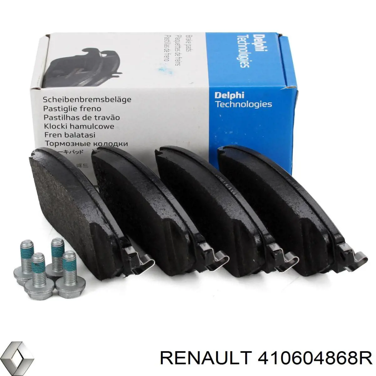 Klocki hamulcowe przednie tarczowe Renault (RVI) 410604868R cena, od 34,09 USD