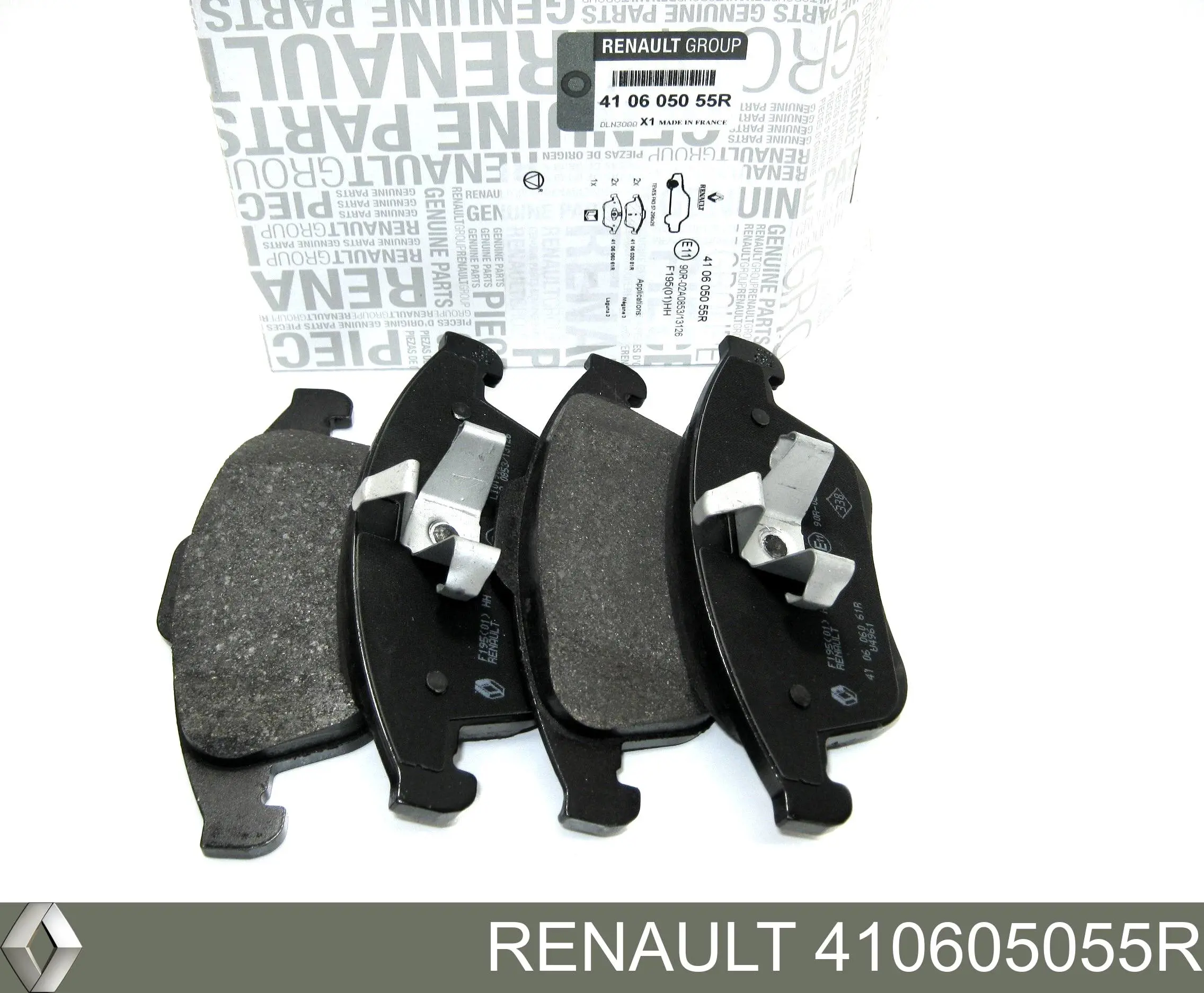410605055R Renault (RVI) Klocki hamulcowe przednie tarczowe