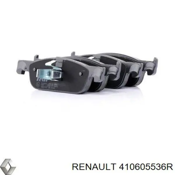 Klocki hamulcowe przednie tarczowe Renault (RVI) 410605536R cena, od 28,11 USD