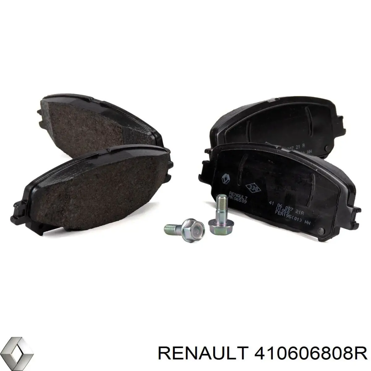 Do koszyka 410606808R Renault (RVI) Klocki hamulcowe przednie tarczowe