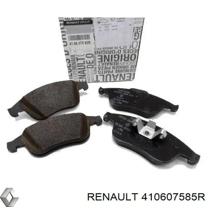 410607585R Renault (RVI) Klocki hamulcowe przednie tarczowe