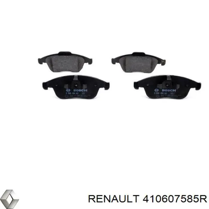 Klocki hamulcowe przednie tarczowe Renault (RVI) 410607585R cena, od 46,38 USD