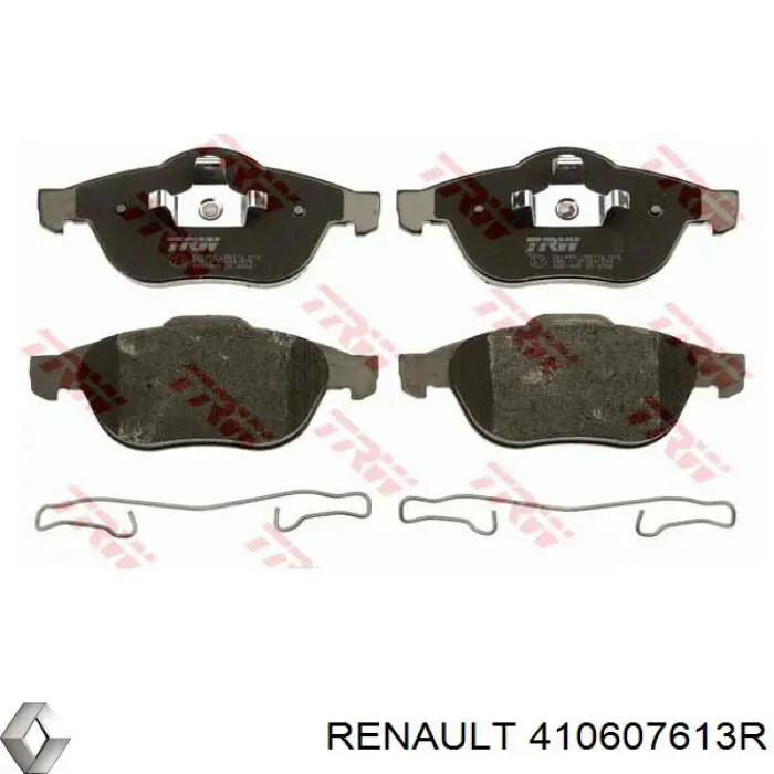 Klocki hamulcowe przednie tarczowe Renault (RVI) 410607613R cena, od 28,19 USD