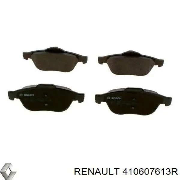 Do koszyka 410607613R Renault (RVI) Klocki hamulcowe przednie tarczowe