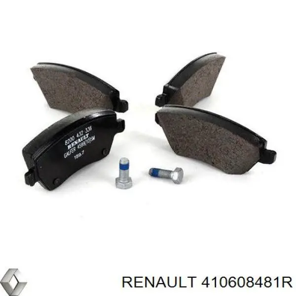 Klocki hamulcowe przednie tarczowe Renault (RVI) 410608481R cena, od 21,98 USD