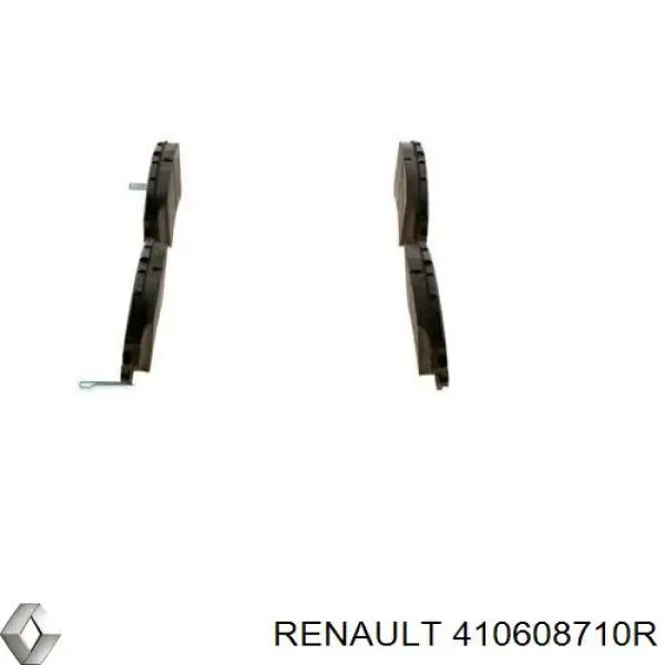 Klocki hamulcowe przednie tarczowe Renault (RVI) 410608710R cena, od 35,72 USD