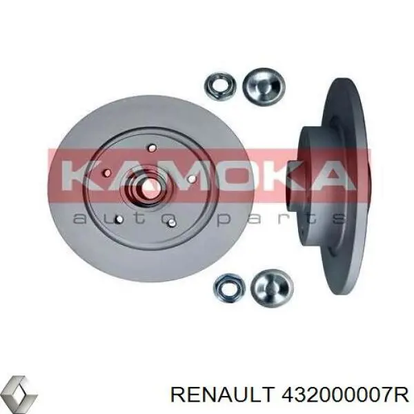 Tarcza hamulcowa tylna Renault (RVI) 432000007R cena, od 75,41 USD