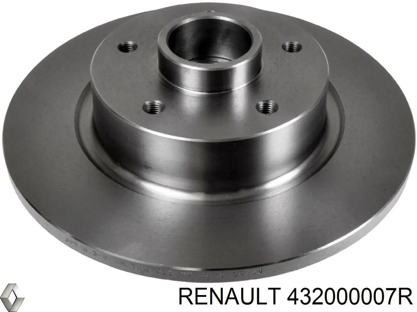 432000007R Renault (RVI) Tarcza hamulcowa tylna