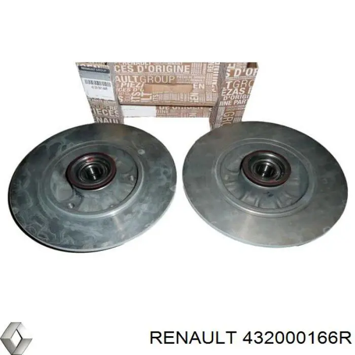432000166R Renault (RVI) Tarcza hamulcowa tylna