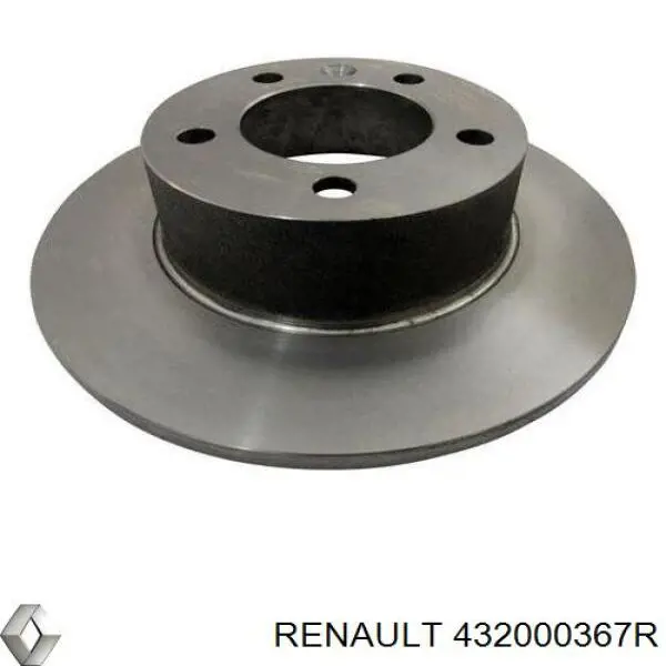 Do koszyka 432000367R Renault (RVI) Tarcza hamulcowa tylna