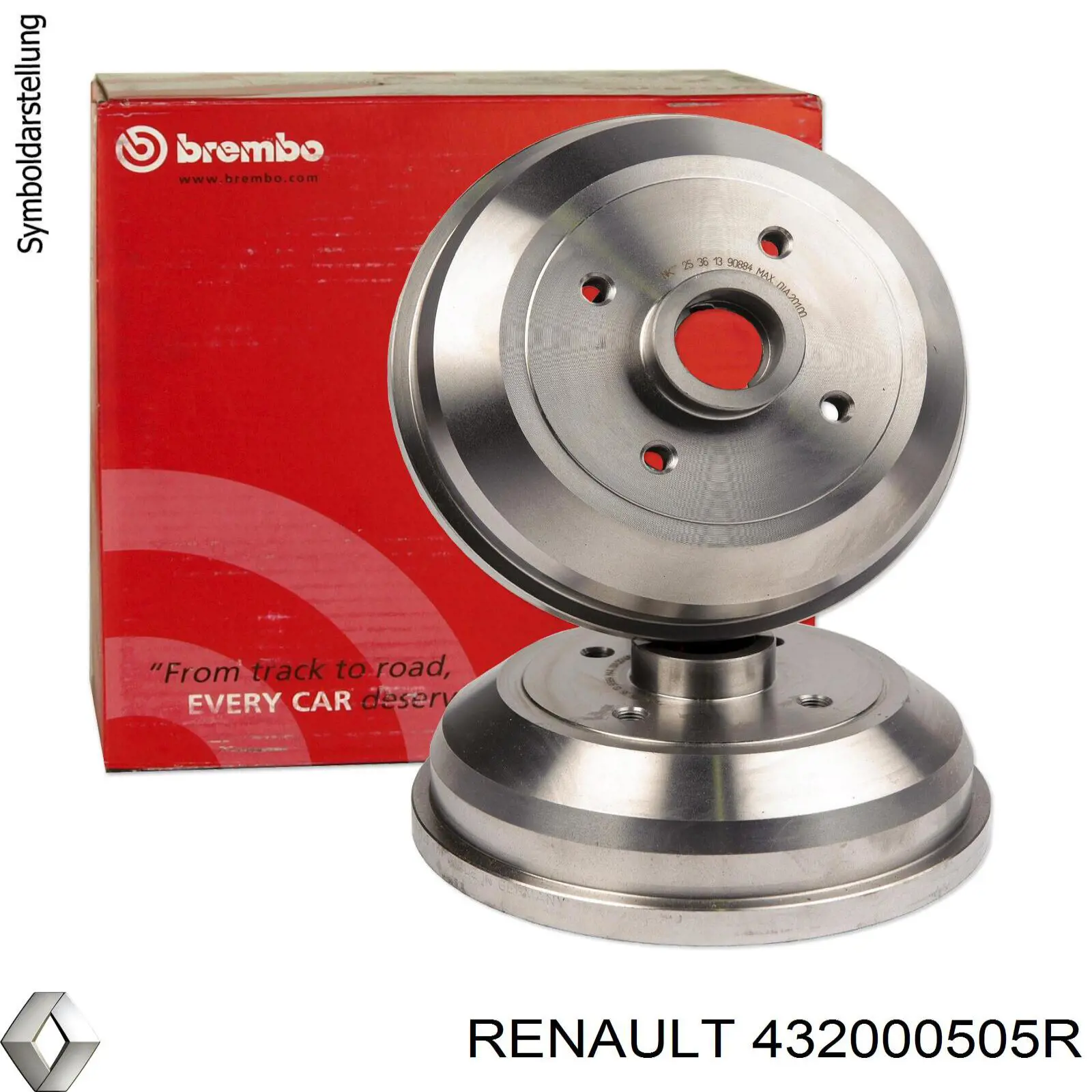 Bęben hamulcowy tylny Renault (RVI) 432000505R cena, od 89,44 USD