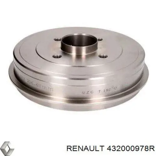 Bęben hamulcowy tylny Renault (RVI) 432000978R cena, od 108,70 USD