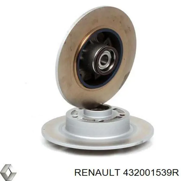 432001539R Renault (RVI) Tarcza hamulcowa tylna