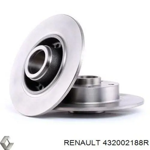 Tarcza hamulcowa tylna Renault (RVI) 432002188R cena, od 82,69 USD
