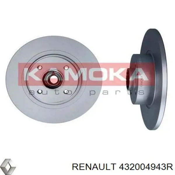 Tarcza hamulcowa tylna Renault (RVI) 432004943R cena, od 57,46 USD