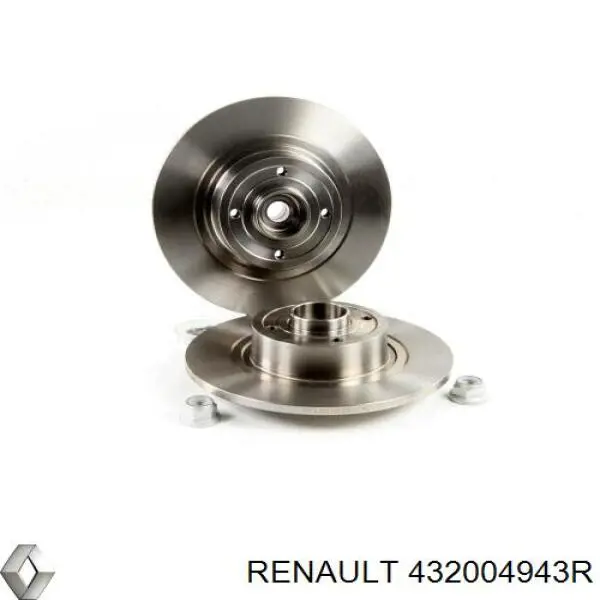 Do koszyka 432004943R Renault (RVI) Tarcza hamulcowa tylna