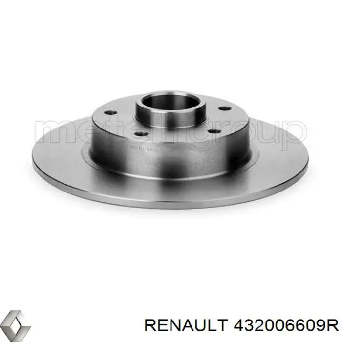 Tarcza hamulcowa tylna Renault (RVI) 432006609R cena, od 65,65 USD